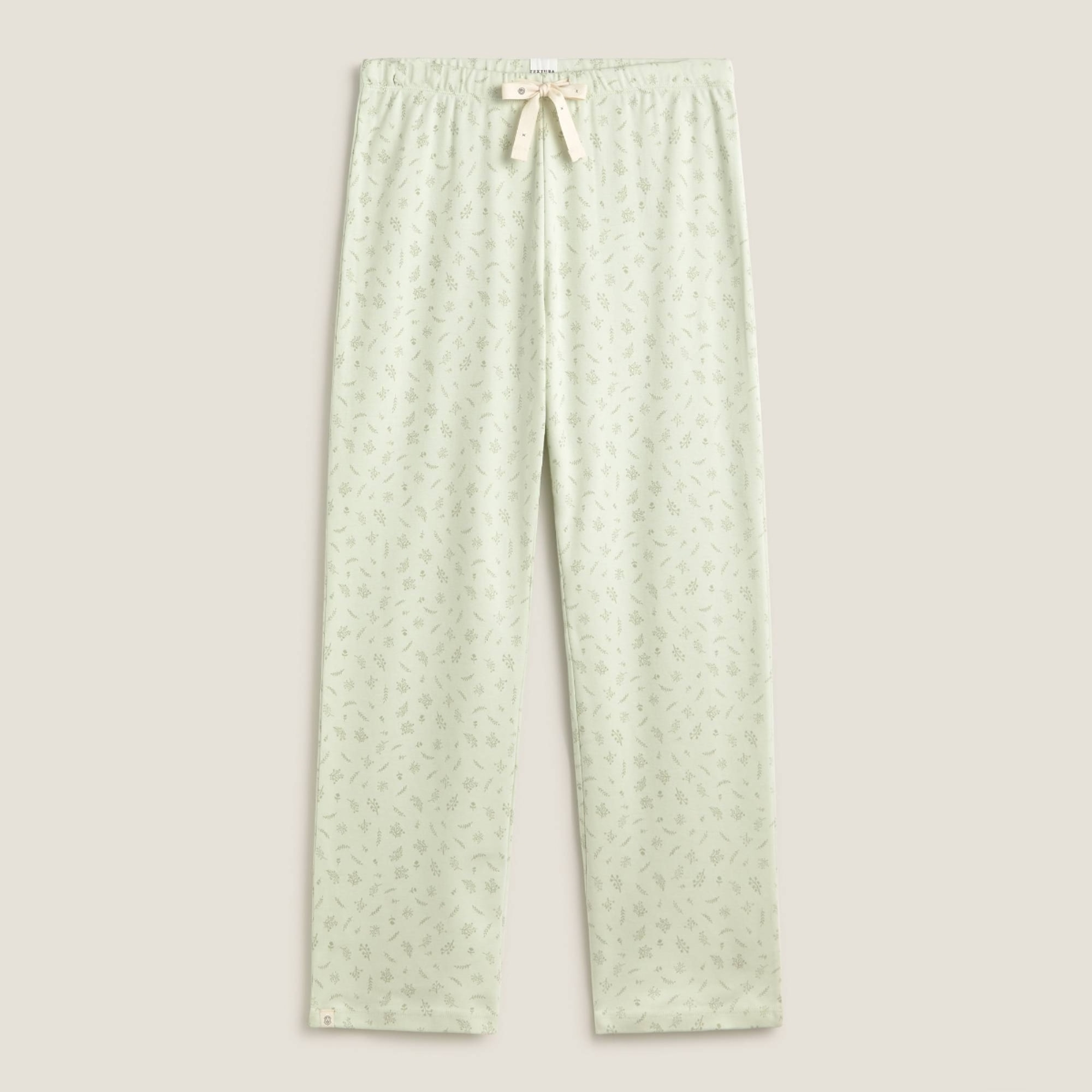 Pantalón de punto de algodón sostenible Mati color verde claro 100% Algodón