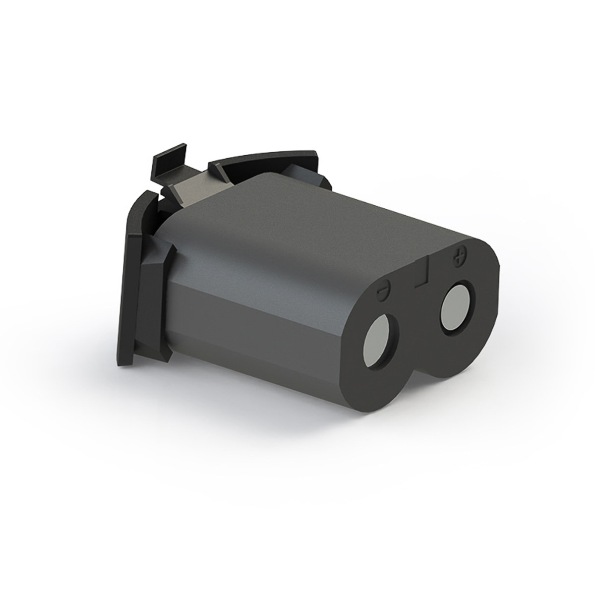 Pied de lit lumineux noir (à l'unité) | Metal | Hauteur 16 cm