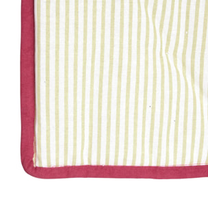 Coussin de sol Fleur de rose 180x60cm vert clair