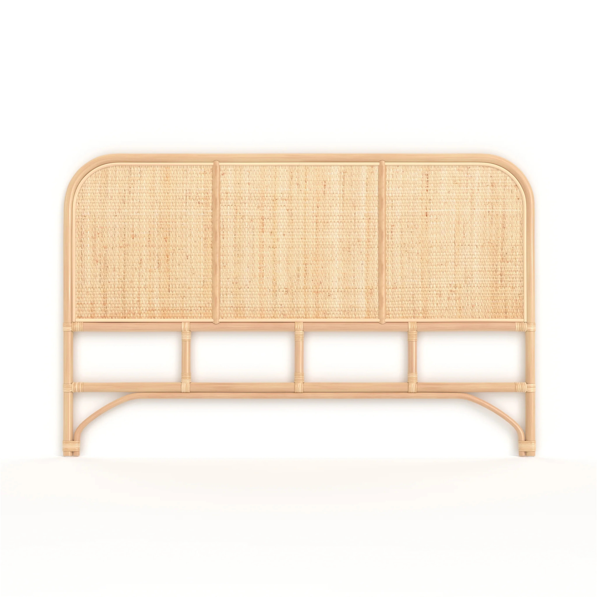 Tête de lit 140 cm en rotin naturel - Grace