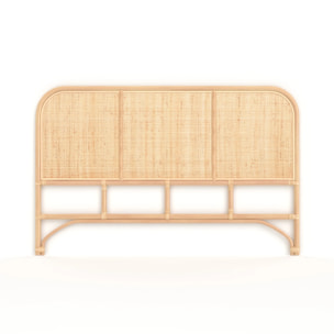 Tête de lit 140 cm en rotin naturel - Grace