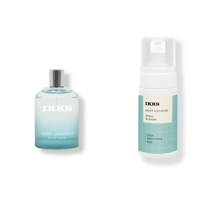 Sweet Adventure - Coffret Eau de Toilette 100ml + Mousse de Douche 100ml