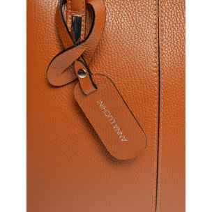 Borsa a mano Anna Luchini Cammello