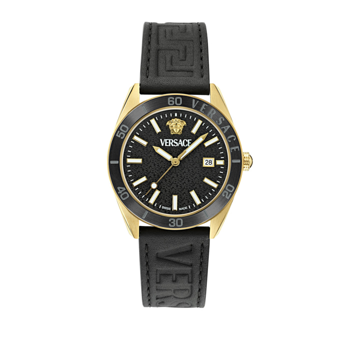 Versace Reloj Analógico De Cuarzo Timeless.v.dome(Wc-8E)