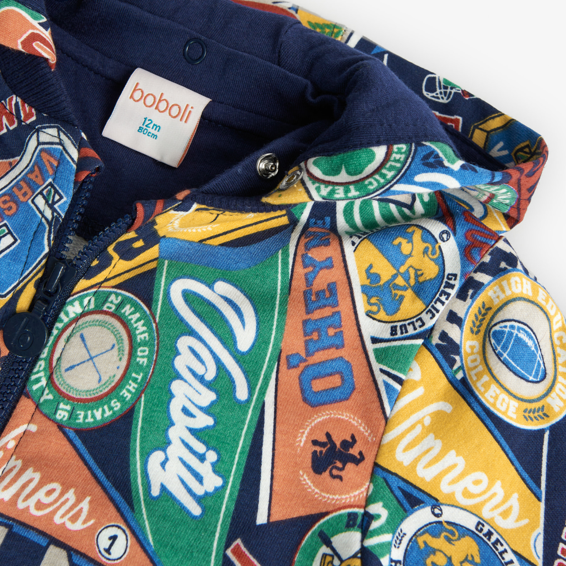 Chaqueta felpa estampada de bebé -BCI