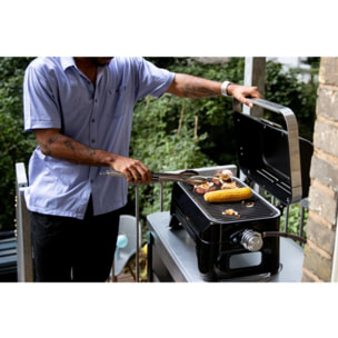 Barbecue gaz CAMPINGAZ ATTITUDE 2GO inox à poser, 48x26 cm