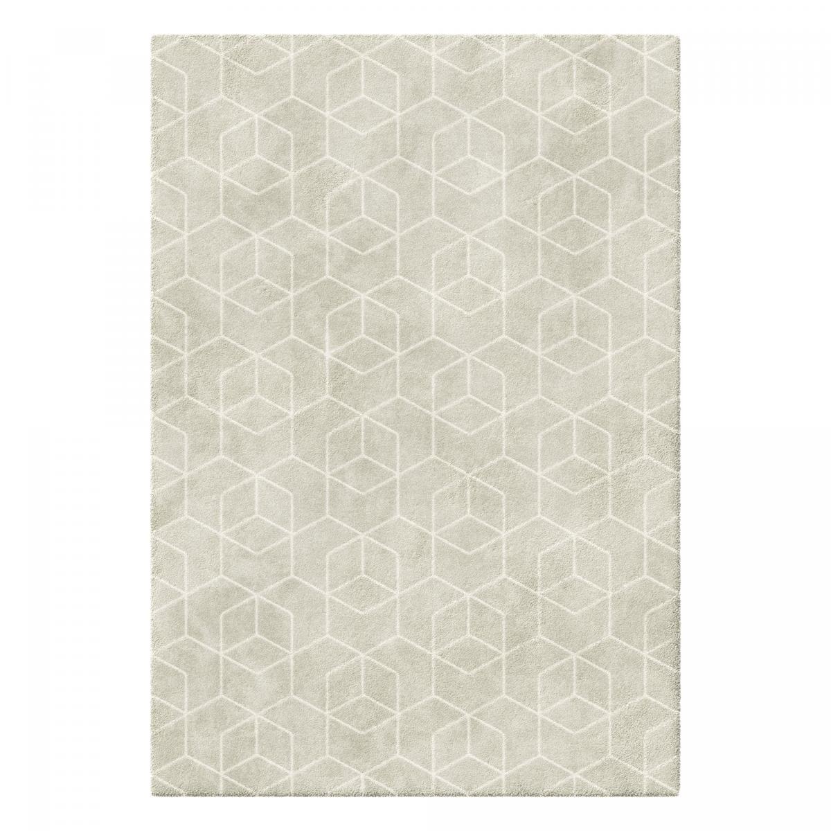 Tapis salon et chambre tissé motif abstrait KEMU