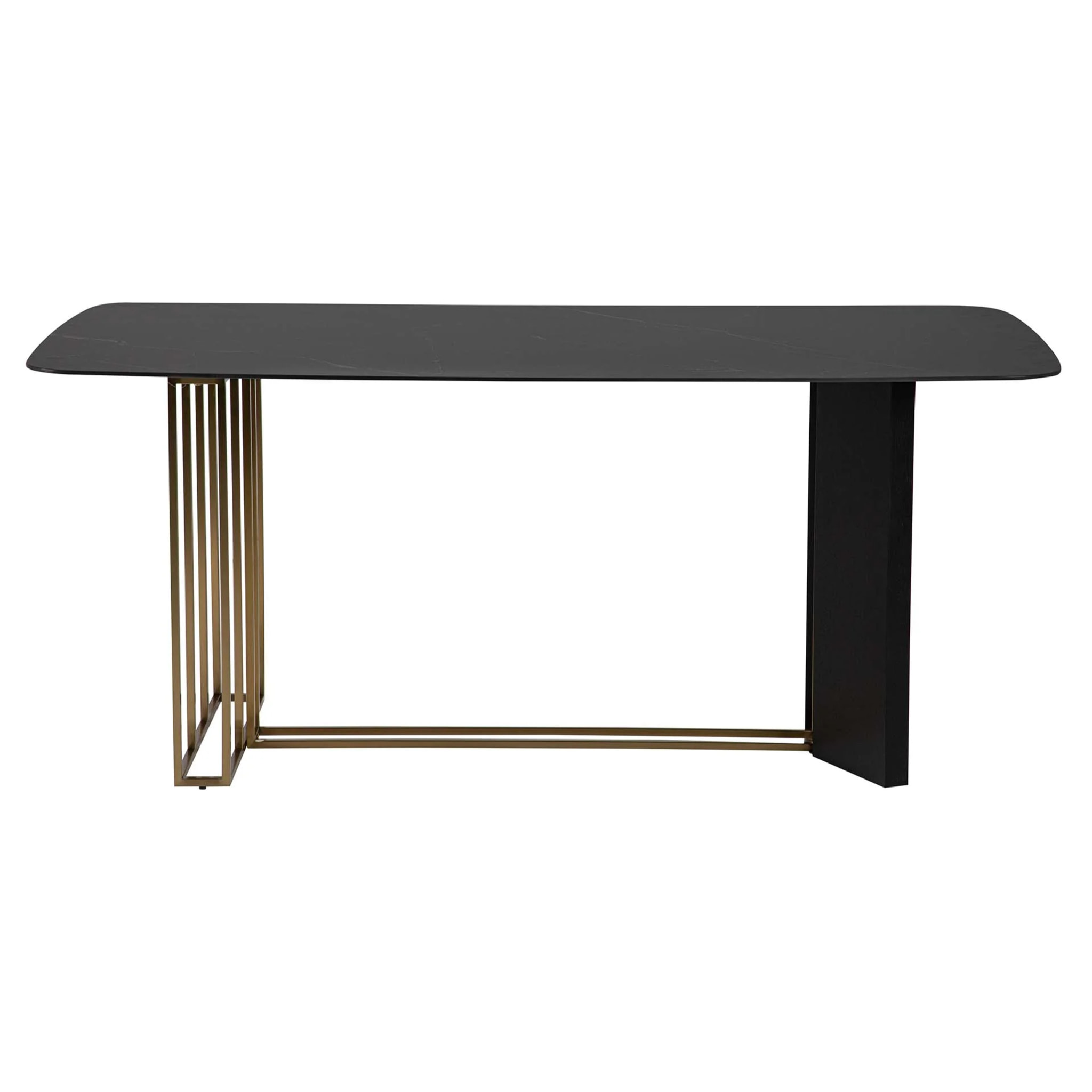 Mesa Comedor Piedra Acero Inoxidable Calcis 180x90x77cm