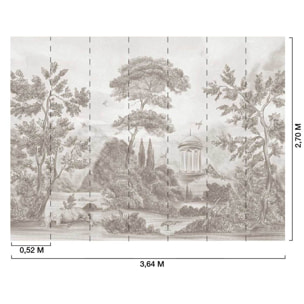 Papier peint panoramique Héritage Antique Intissé