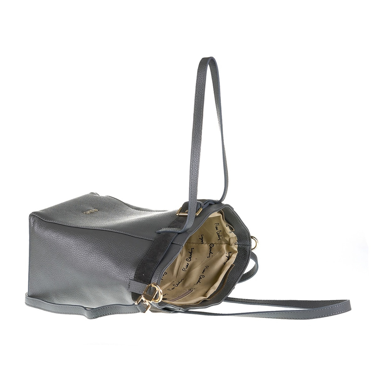Borsa a spalla da donna Made in Italy - Modello Celeste Elite - 100% pelle - 42.0 x 30.0 x 16.0 cm