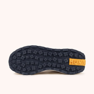 Zapatilla Urbana en Tonos Mostaza y Amarillo con Suela de Volumen MUNICH BABEL 16