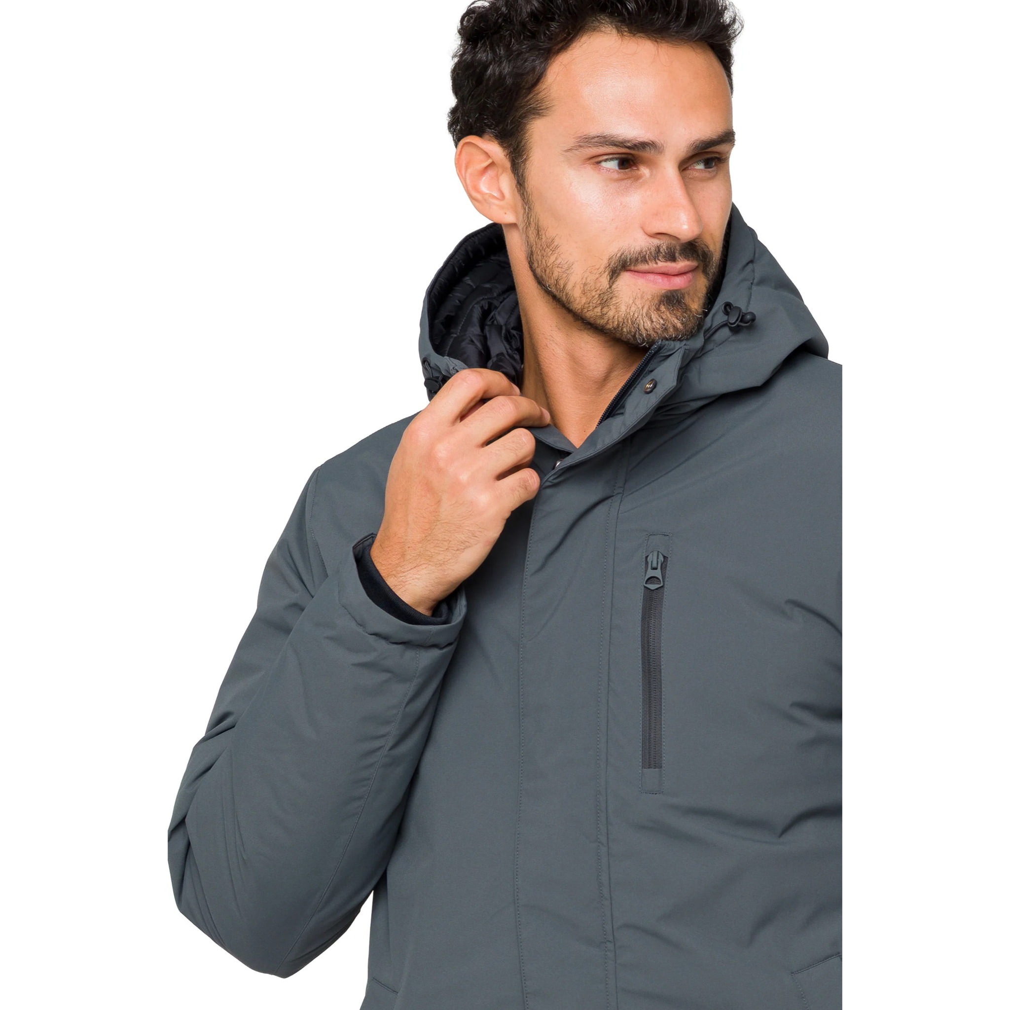 Parka LATEMAR imbottito impermeabile grigio