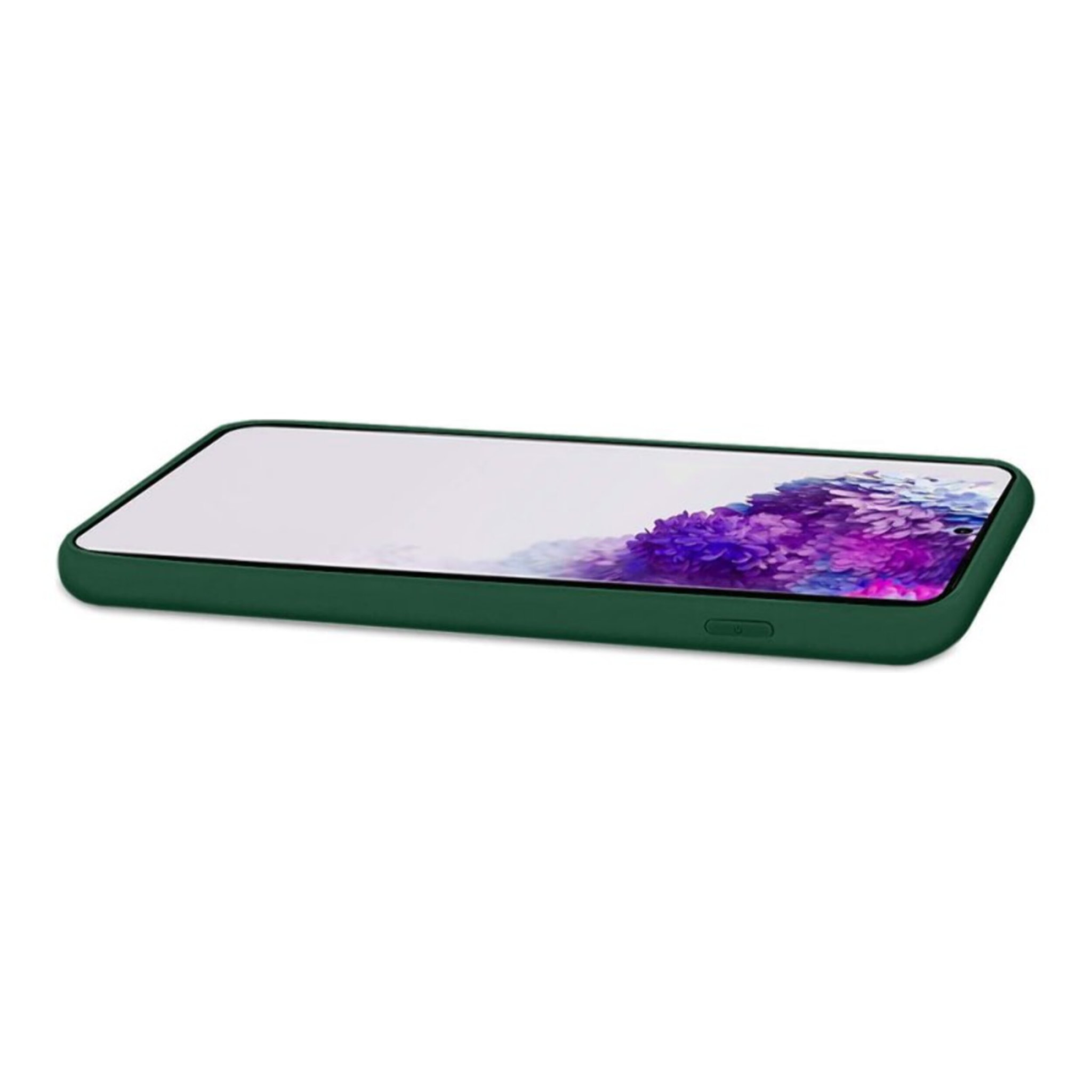 Coque Samsung Galaxy S20 Silicone liquide Vert Foret + 2 Vitres en Verre trempé Protection écran Antichocs