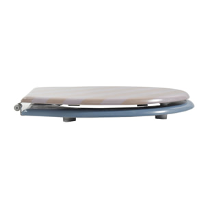 Abattant wc MDF MACEO - Charnières Inox MSV