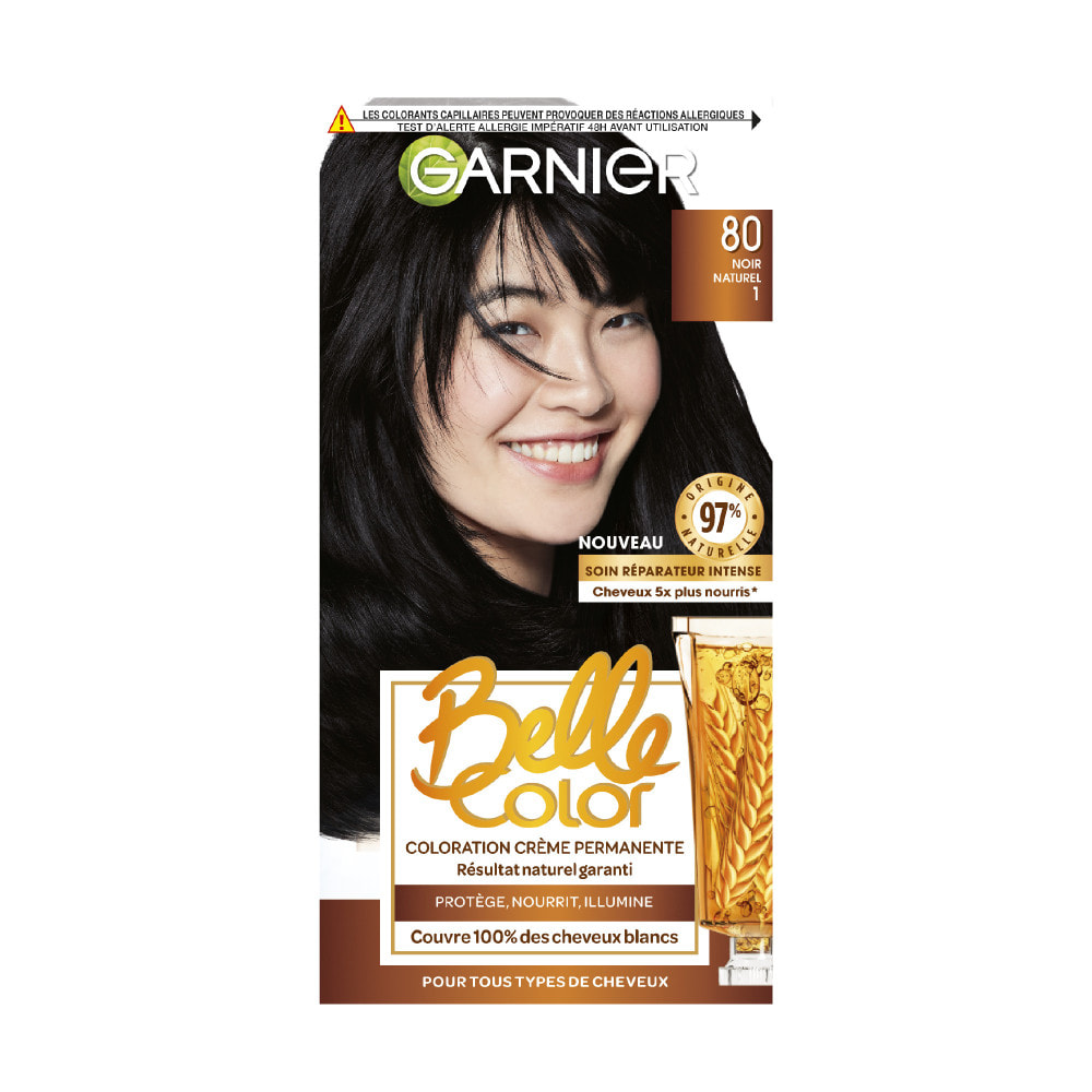 Lot de 6 - Garnier Belle Color Coloration 80 Noir Naturel