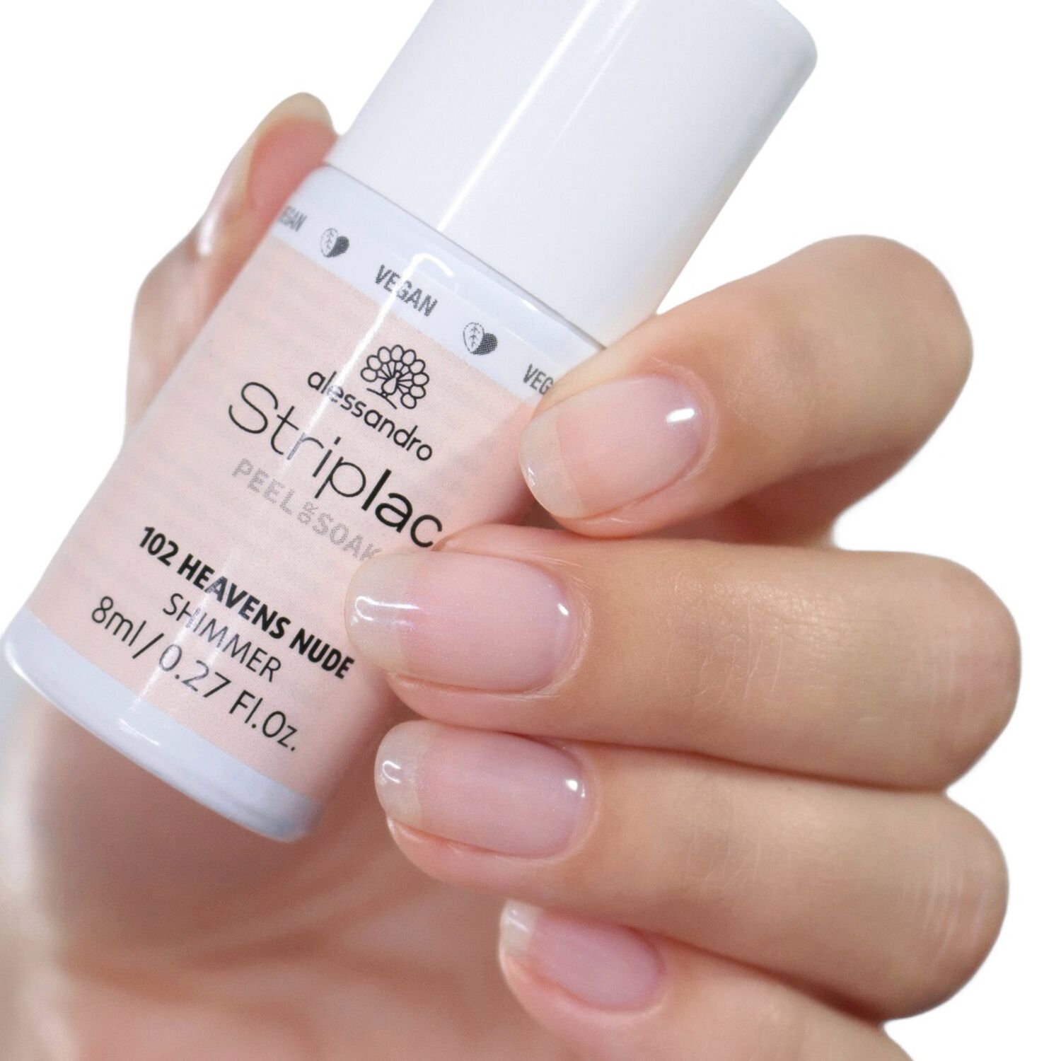 Striplac Peel or Soak - Vernis Semi-permanent - 102 Heavens Nude 8 ml