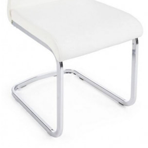 SET DI 4 SEDIE MYRA BIANCO