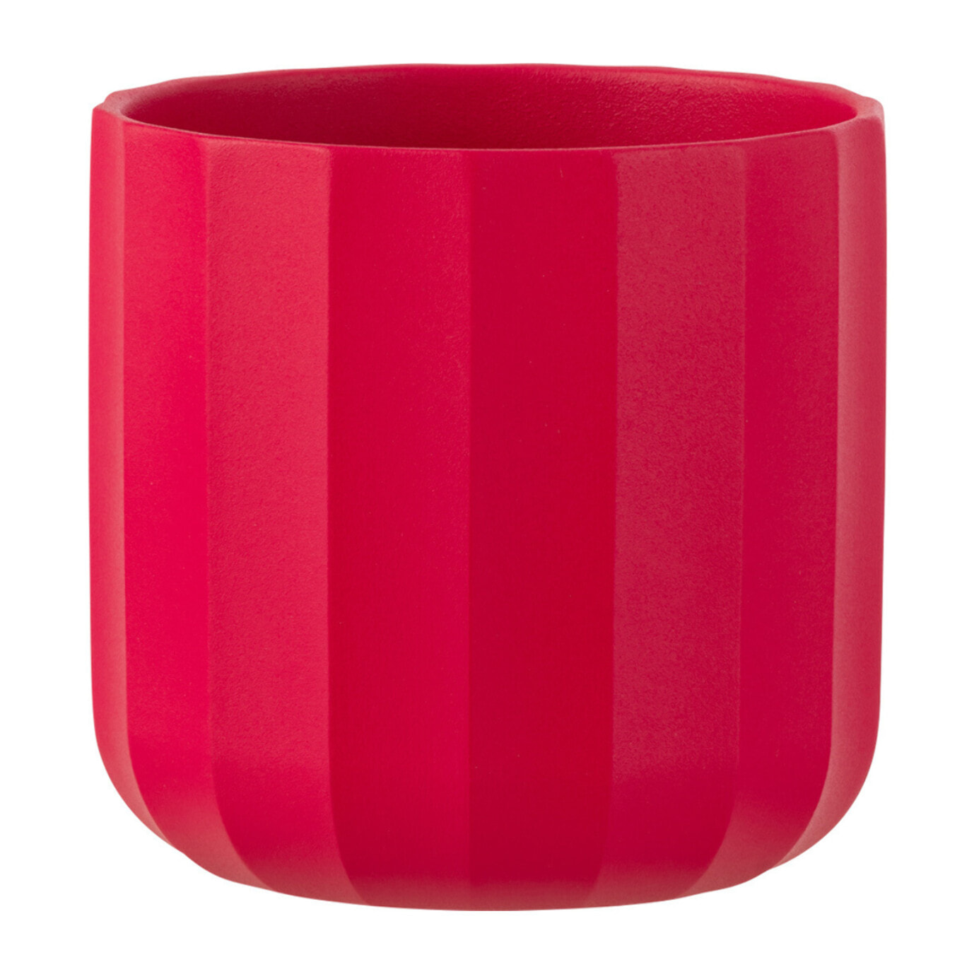 J-Line cache-pot Summer - céramique - rose - medium - 2 pièces - Ø 15 cm