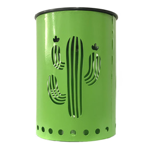 Lanterne solaire jeu de lumière CACTUS H13cm