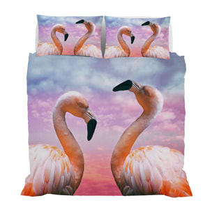 PARURE COPRIPIUMINO GOODNIGHT MATRIMONIALE - STAMPA DIGITALE 100% Microfibra