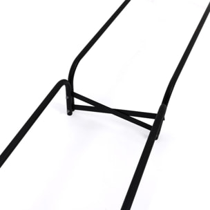 Serre-bûches métal avec housse de protection noire