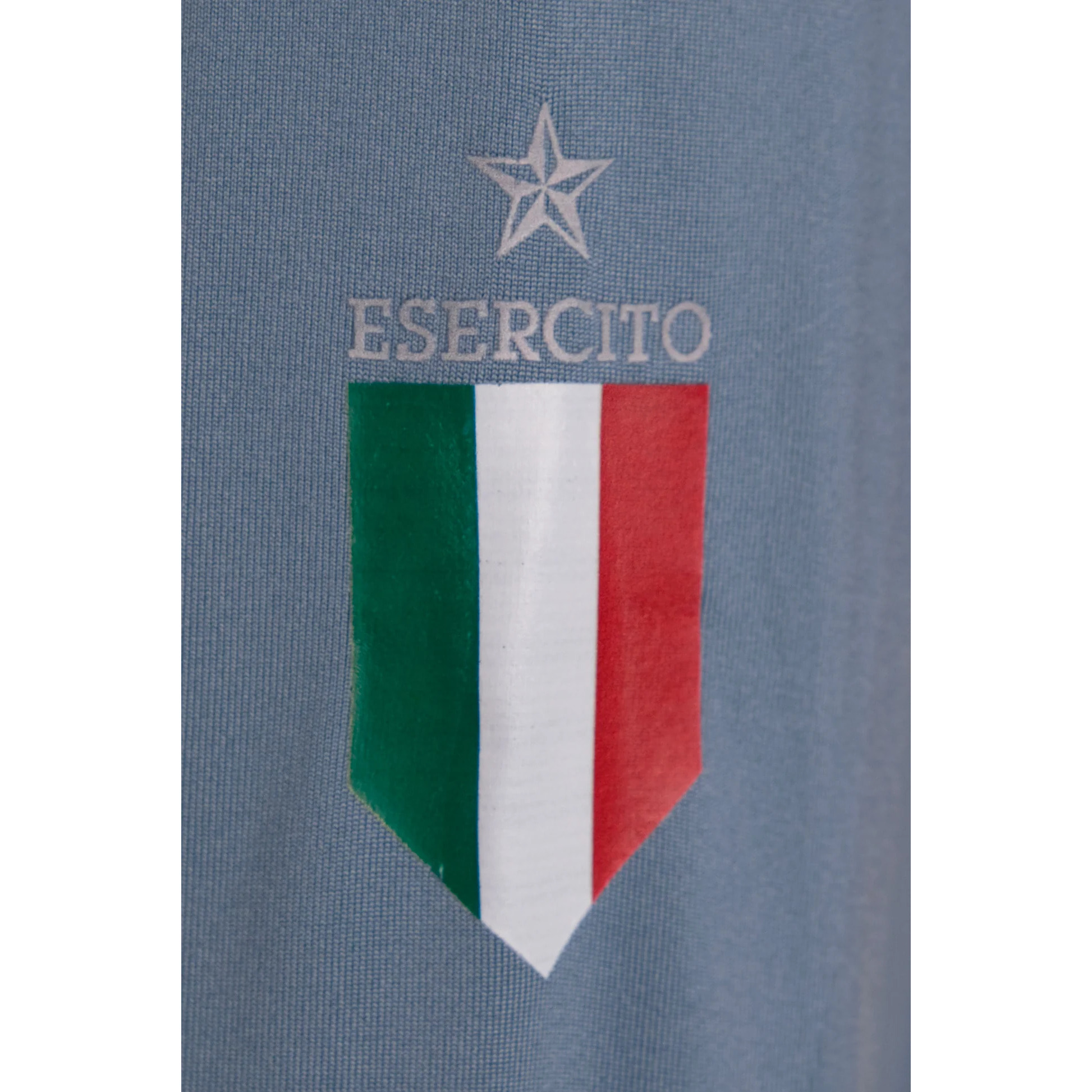 Felpa Esercito sport a maniche lunghe azzurra donna