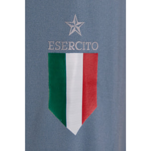 Felpa Esercito sport a maniche lunghe azzurra donna