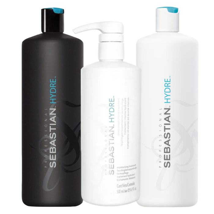 SEBASTIAN Kit Hydre Shampoo 1000ml + Mask 500ml +  Balsamo 1000ml
