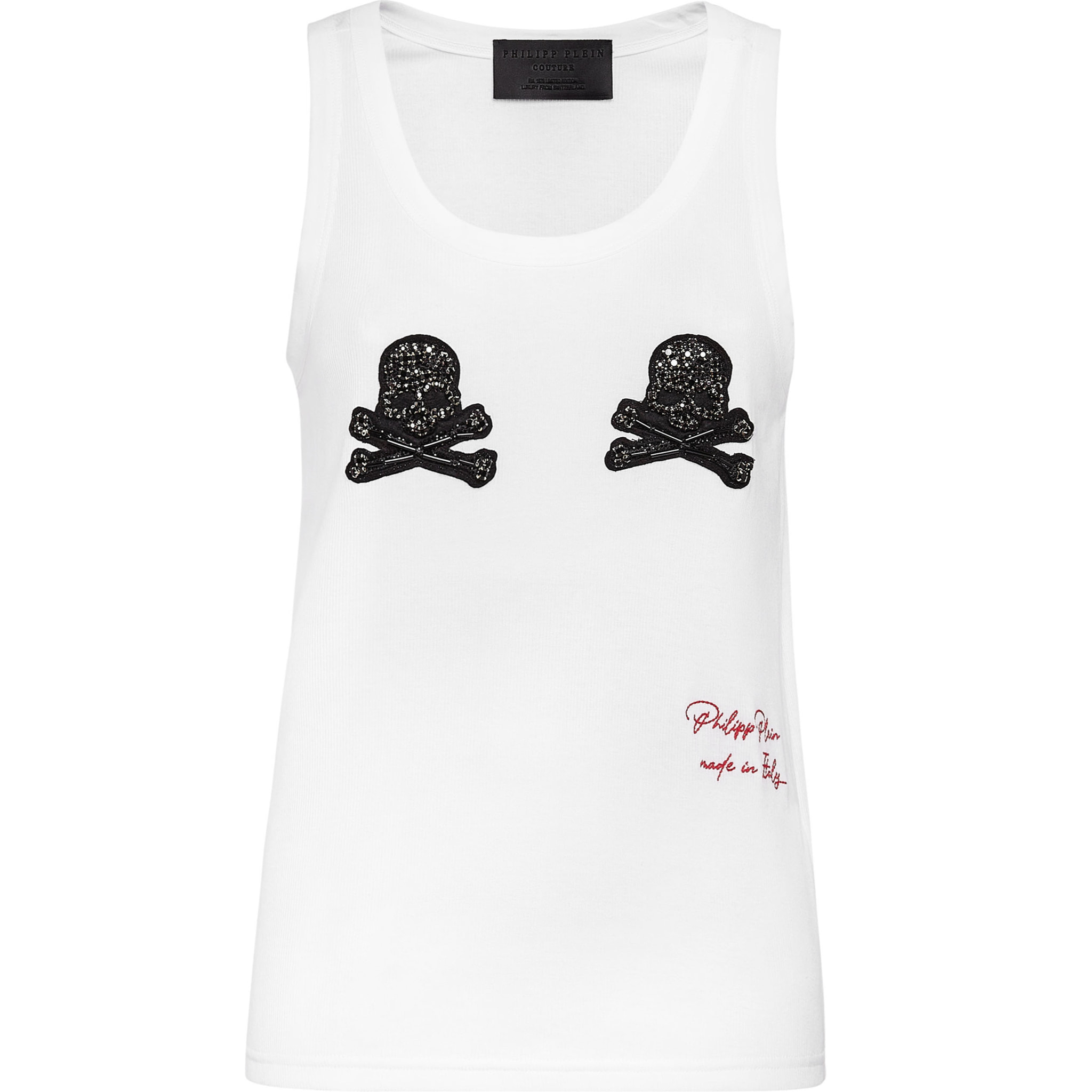 PHILIPP PLEIN Camiseta de tirantes SKULL