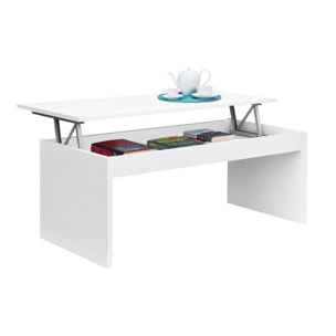 Mesa de centro elevable Zenit Blanco