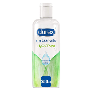 Durex Naturals H2O Pure Gel Lubrificante Intimo con Ingredienti di Origine Naturale - Flacone da 250ml