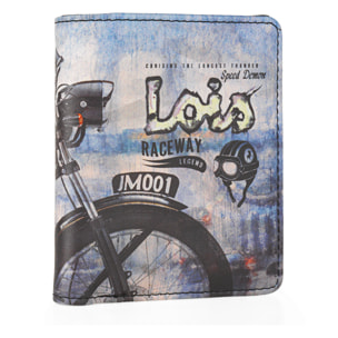 Cartera Hombre Sintetico Lois Rundle Negro