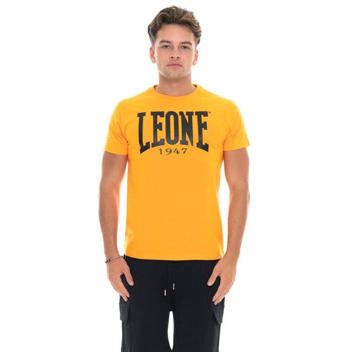 Camiseta de manga corta para hombre con logotipo grande