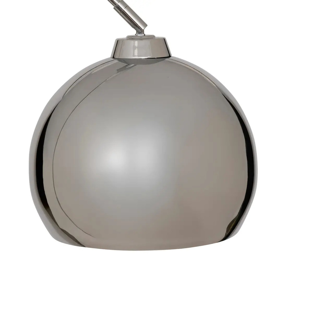 Lampadaire arc secteur Floris argent H177cm