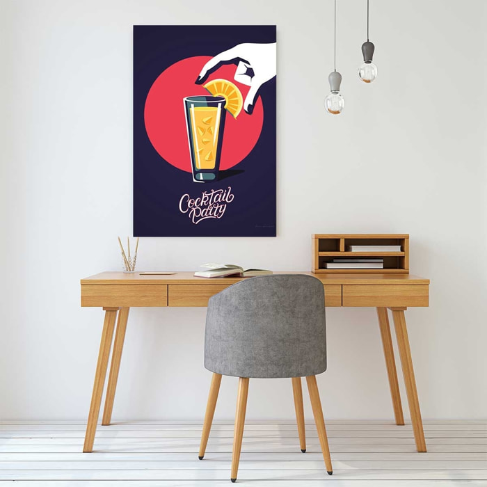 Tableau cuisine cocktail Toile imprimée