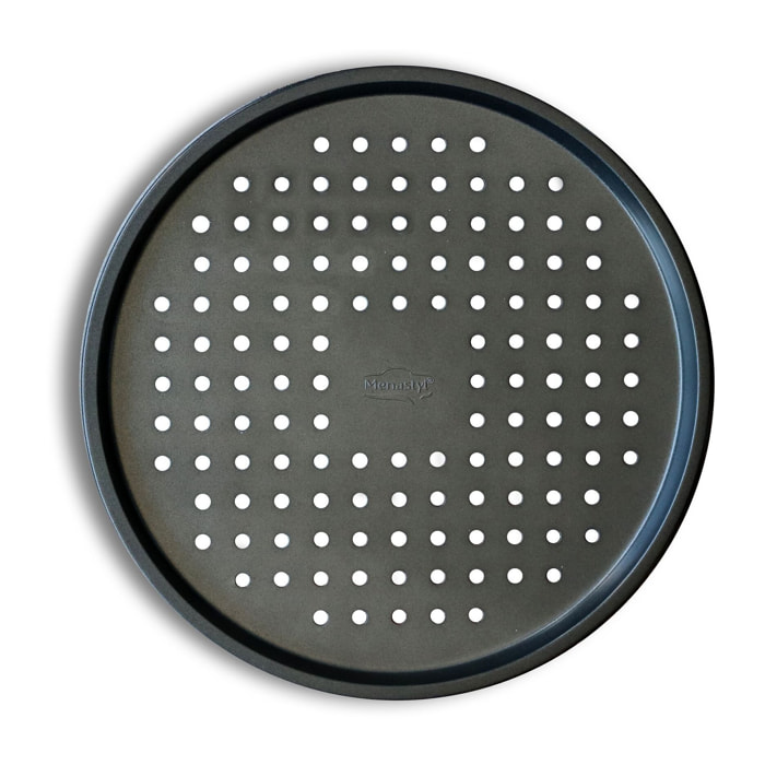 Plaque à pizza en acier carbone 33,5cm AMANDINE