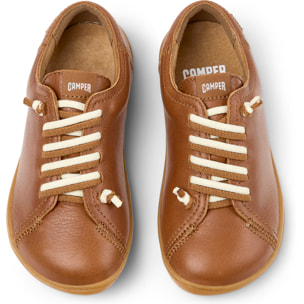 Sneakers - CAMPER Peu Cami - Marrone - Pelle liscia