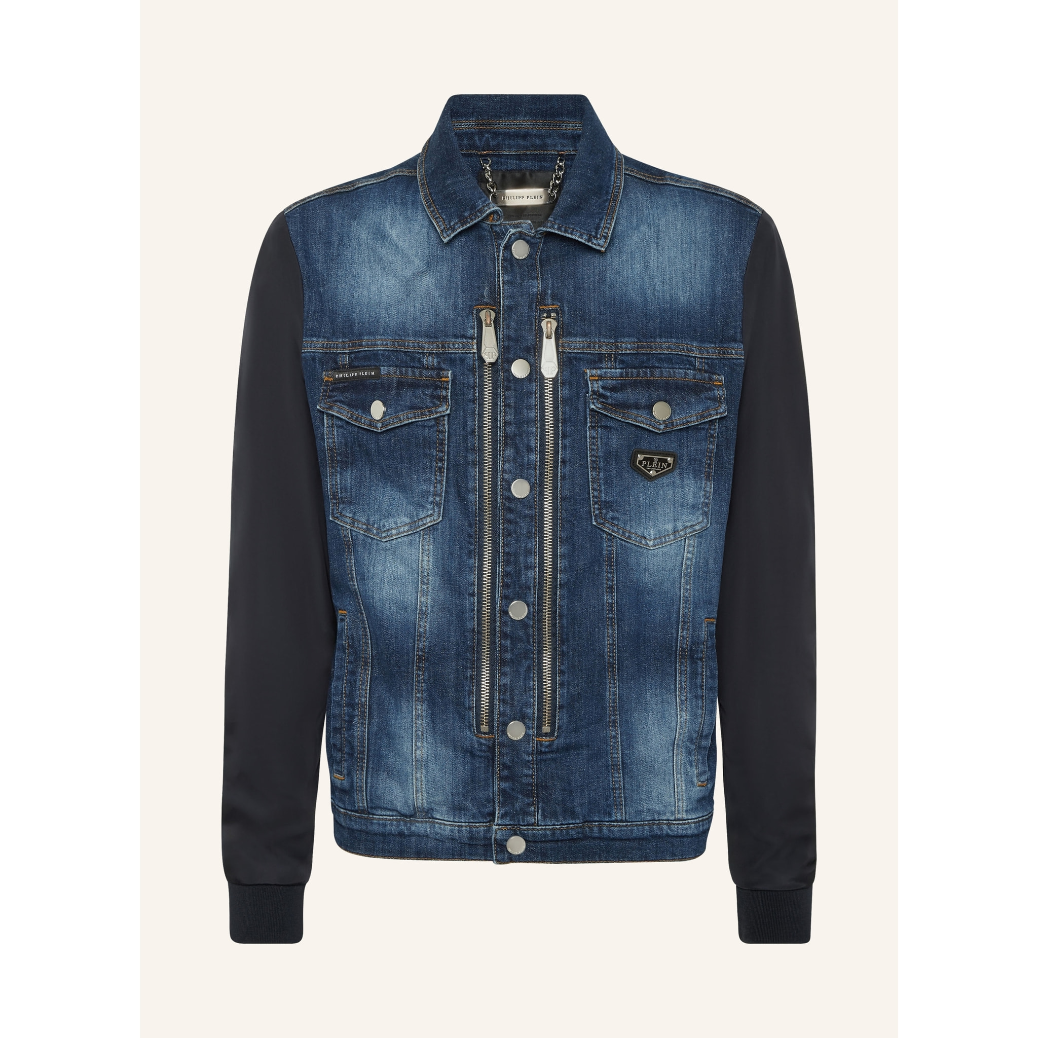 PHILIPP PLEIN Chaqueta vaquera COLLEGE