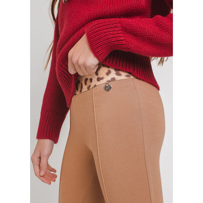 Leggings camel de niña