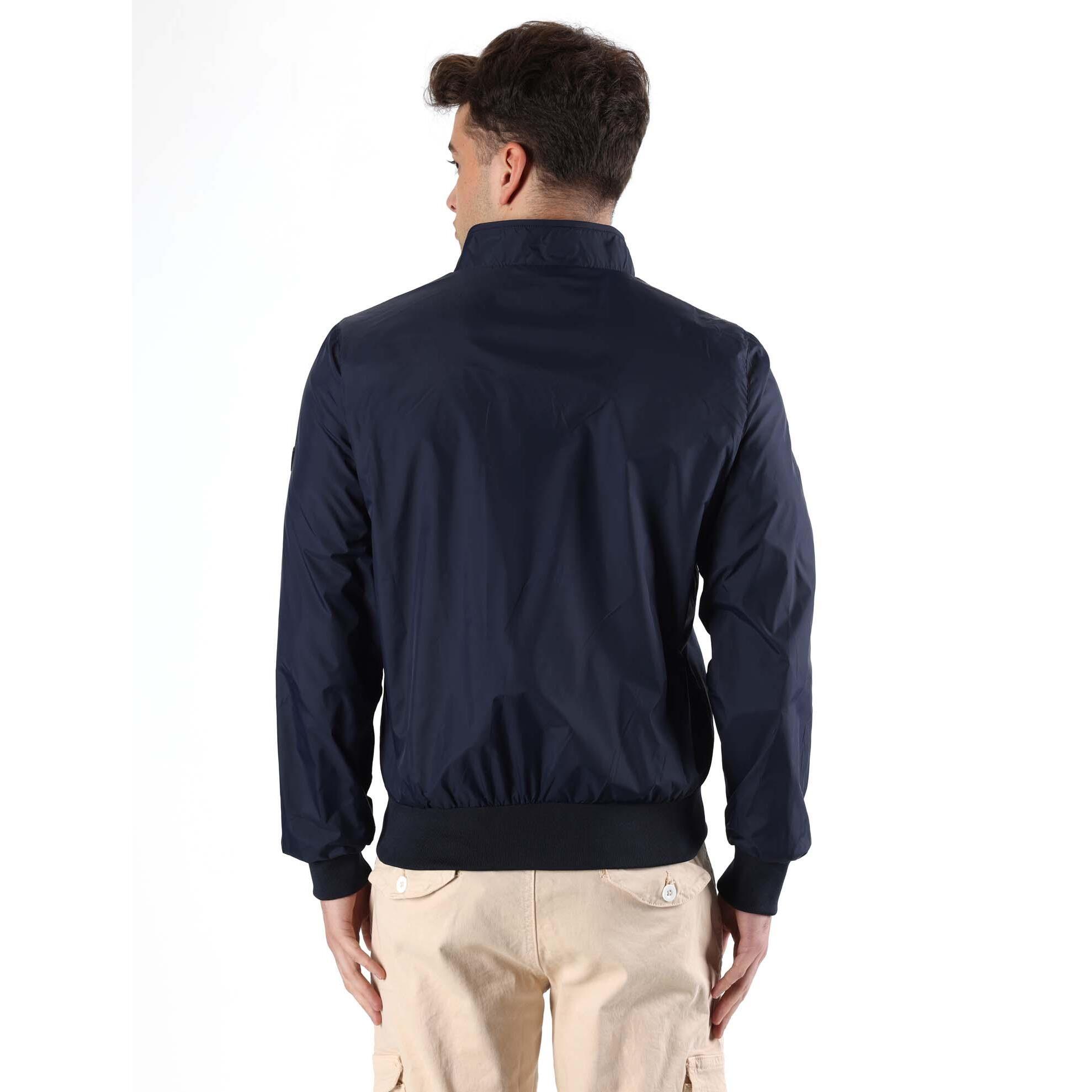 Giacca Impermeabile con cappuccio e zip Leone Basic