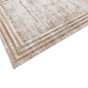 Tapis soyeux Doka, motif abstrait