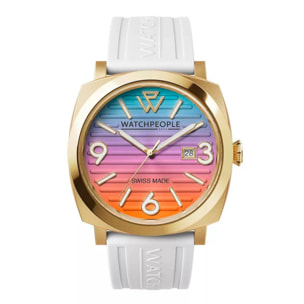 Reloj Watchpeople 700984 Mujer Analogico Cuarzo con Correa de Silicona