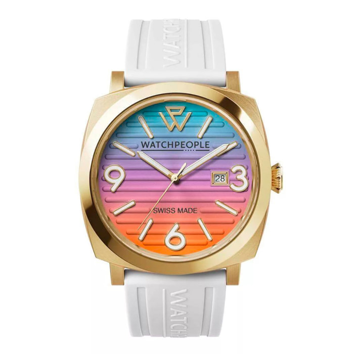 Reloj Watchpeople 700984 Mujer Analogico Cuarzo con Correa de Silicona