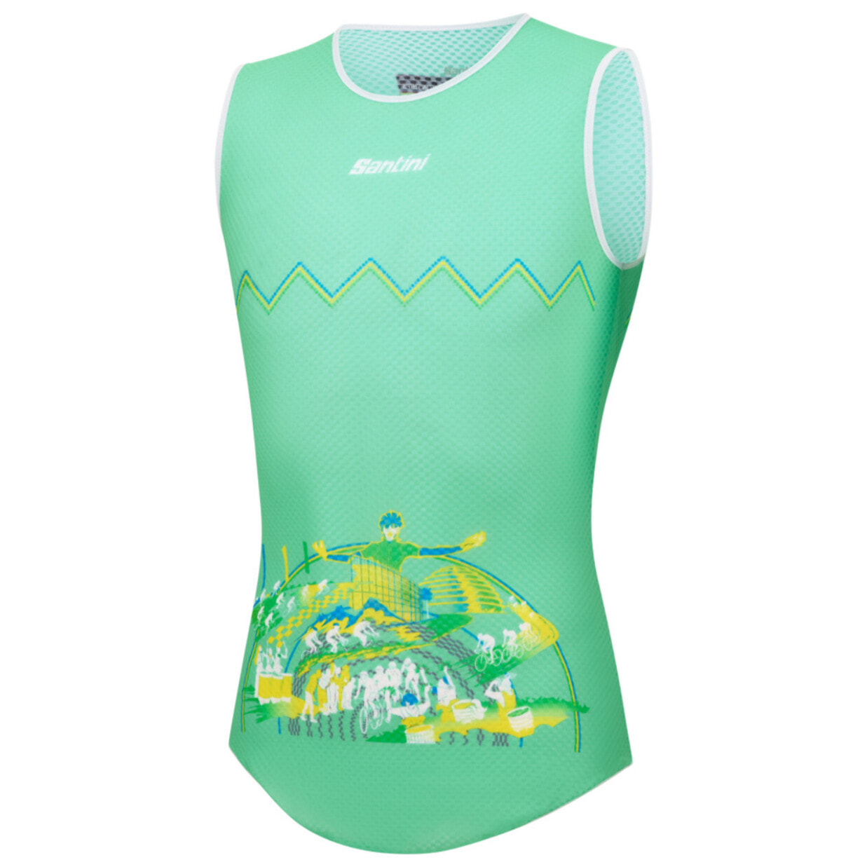 2025 Uci Road World Championships - Canotta Intima Kigali - Print - Uomo
