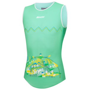 2025 Uci Road World Championships - Canotta Intima Kigali - Print - Uomo