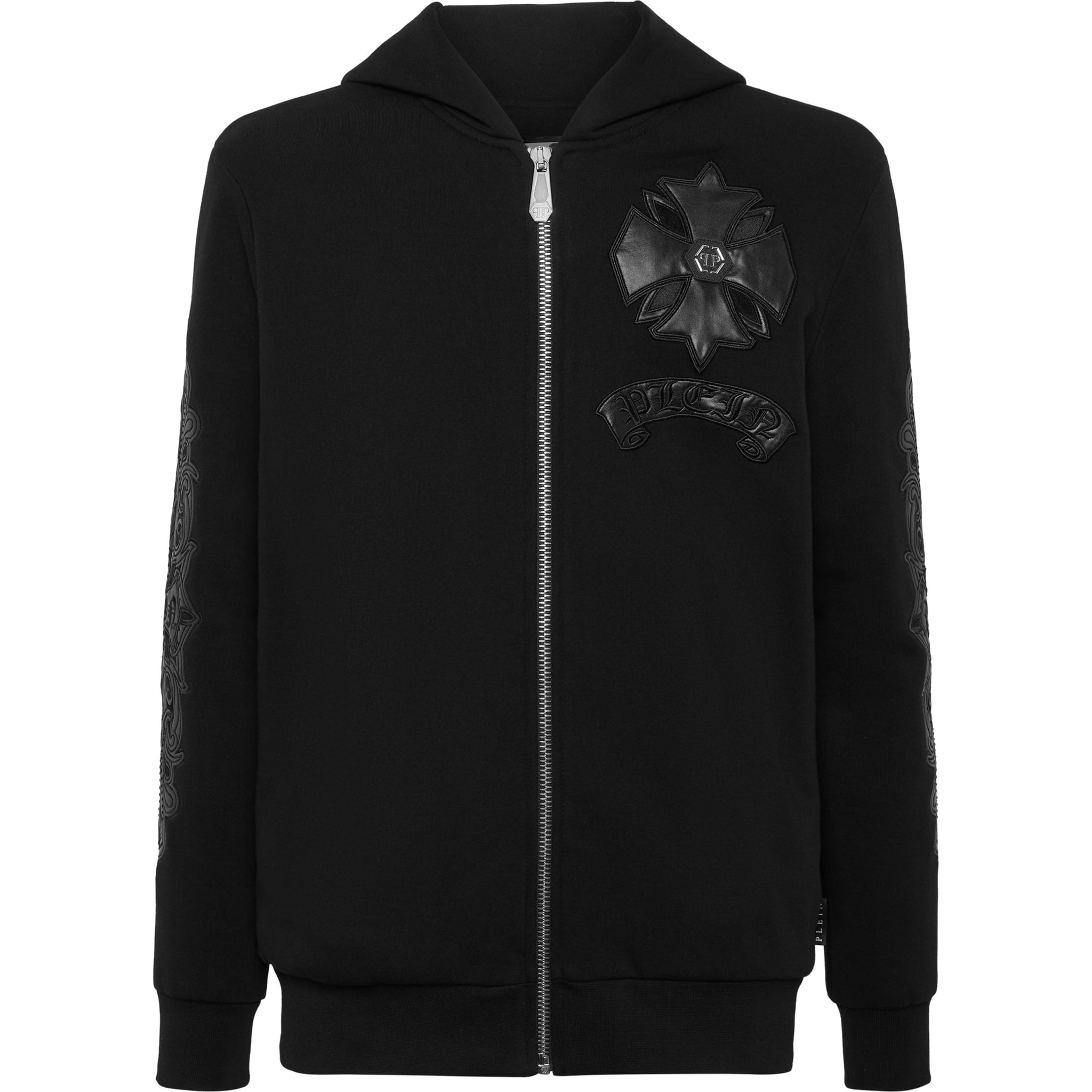 PHILIPP PLEIN Hoodie Sweatjacket CHROME