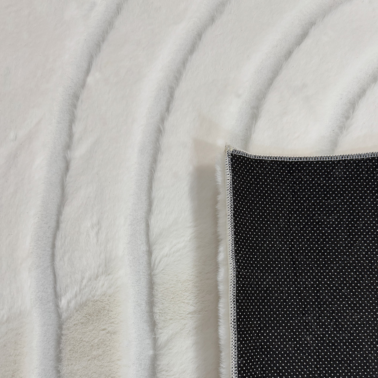 ALASKA - Tapis doux à motif graphique blanc