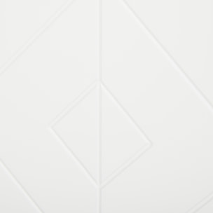 Armoire murale de salle de bain - porte, 2 étagères, 2 niches - acier doré MDF blanc