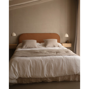 Funda para cabecero de bouclé cobre de varias medidas