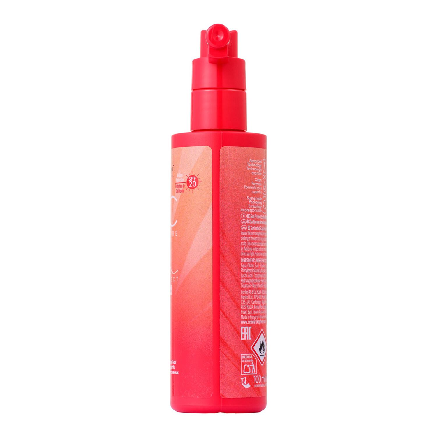 Bc Sun Protect SPF 20 - Brume Protectrice Cheveux et Cuir Chevelu 100ml